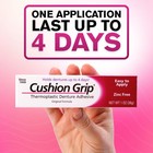 Cushion Grip Thermoplastic Denture Adhesive - Refits   2 Pack  Orange
