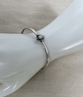 Vintage Sterling Silver Cuff Bracelet Opal Southwestern Navajo Style Dainty