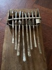 Kalimba African Musical Instrument  Original Primitive Carved Wood And Metal 