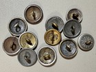          Wwi German M1910 Imperial Army Crown Buttons Lot  original 