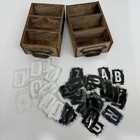 Tim Holtz Idea-ology Misc  Ephemera  2 Vignette Card Files  Tiles  Tags    More