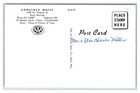 Comstock Motel Casino Reno Nevada Nv Unp Chrome Postcard R6