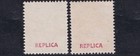 1876 Heligoland 1 Mk   5 Mk Set Mnh Modern Reproduction Stamp Sv