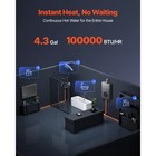 Propane Tankless Water Heater 4 3gal 100000 Btu Smart Temp Control Led