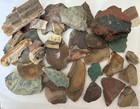 Lot Of 34 Slabs Jasper Agate Pre-cuts Cabochon Stone Gemstone Rough