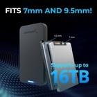 Sabrent 2 5in Sata To Usb 3 0 Tool-free Ssd hdd Enclosure  ec-uasp 