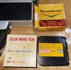 Vintage Kodak M22 Instamatic Movie Camera 14mm W  Splicer Films Lot