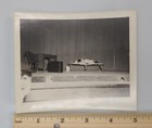 Snapshot Vintage Photo Theater Actor Stage Play Sleeping Cot Suitcase Desk Odd