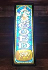 Vintage Blatz Valerie Faux Stained Glass Lighted Beer Sign Large 28  New Minty