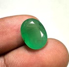 5 20 Ct Zambian Emerald  Emerald Oval Cut Stone Natural Emerald Faceted Gemstone