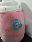 Squishmallows Shelbs Peach Milkshake Plush 16   Pink Soft Toy Nwt