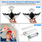 Led Garage Lights - 2 Pack Super Bright 32000lm Led Garage Ceiling Light 6500   