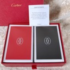 Cartier Playing Cards Red And Black 2 Decks Vip Gift From Cartier With Box