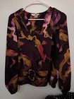 Women   s Nine West Surplice Blouse Top Xl Career Professional