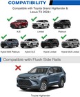Roof Rack Cross Bars For Toyota Grand Highlander   Lexus Tx 2024-2026