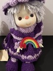 Vintage Homemade Crochet Doll And Doll As An Air Freshener Cover