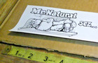 Original Vintage 70 s Bumper Sticker Mr  Natural Sez Up Yours Robert Crumb Humor