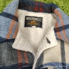 60s Vintage Sears Western Outdoor Shop Plaid Sherpa Lined Jacket 