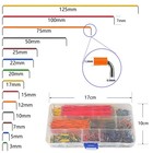 840 Pcs Breadboard Jumper Wires Kit  14 Lengths Solderless Multicolor