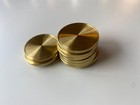 Brass Coin Blanks - 1 1 4   X 1 8  - American Made - Machined Finish