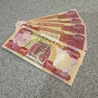 Iraq 25 000 Dinar Notes bills  Lot Of 5  125 000  Authenticated Uncirculated