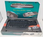 Logitech Cordless Wave Pro Keyboard   Laser Mouse Combo Mx-1100 Rechargeable