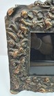 Antique Gorgeous Cast Iron Cherub Fairies Picture Frame Flowers 9   X 11   
