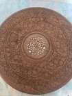 Anglo Indian Hand Carved Folding Side Table