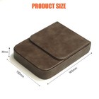 Leather 6 Slots Fountain Pen Case Tray Holder Storage Box Desk Organizer Gift
