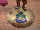 Vintage Brass Gnome Troll Egg Timer Hourglass Figurine Made In Ireland