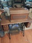 1892 Singer Sewing Machine 27 Class Treadle And Cabinet Sews Beautifully