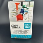 Pen gear Coin Tube Set W  4 Tubes   40 Wrappers For Pennies Nickels Dimes