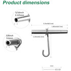 Stainless Steel Maple Syrup Taps Kit  Spiles For Tapping Trees  3 Spiles And Hoo