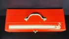 Vintage Mopar Scat Pack Metal Toolbox 1960s-70s Red With Bee Stripe   Insert
