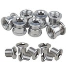 4 5x Steel Bike Chainring Bolts 6 5 Single 8 5 Double Triple Speed Nut Screw Mtb