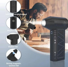 Compressed Air Duster Mini Blower With Led Light  130 000 Rpm With 4 Speed Hot