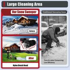 52cc Gas Power Nylon Brush Broom Sweeper Walk Behind Snow Sweeper Snow Clean   