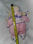 Garanimals My First Doll Pink Soft Baby Plush Rattle Blonde Braids Panda Slipper