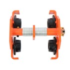     Dual Wheels Beam Trolley 4400 Lbs 2 Ton Load Capacity 65-190mm Adjustable Oran