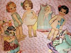Vintage Large Lot Of Paper Dolls 50s And 60s Fashion Clothing