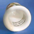 Vintage Portmeirion Fine Bone China Thimble Pansy Flower Ladybug Made In England