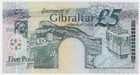 Gibraltar 5 Pounds 2000 Pick 29 Unc Uncirculated Banknote  Millennium