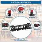3-in-1 Metal Wall Mount For Milwaukee Chargers And Batteries  Charger Holder    