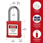 Bozzys Lockout Tagout Locks 12-pack Osha Loto Locks Keyed Different 2 Keys lock