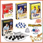 Christmas Party Game Magnetic Stones Game Interactive Magnetic Travel Chess Game