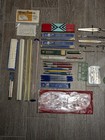Mixed Lot Of Drafting Tools Templates Compass Rulers Pickett Staedtler Post         