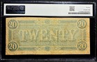 T-67 1864 Confederate States  20 Civil War Csa Obsolete Banknote Currency Pmg 20