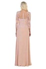 Womens Dresses For Mother Of The Bride Boat Neck 3 4 Sleeves A-line Plus Size