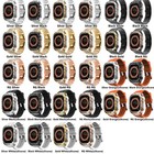 For Apple Watch Ultra 3 Band 49mm Mod Kit Stainless Steel Metal Bezel Case Strap