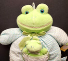 Vintage Russ Berrie Pouches Plush Stuffed Animal Rattle 3645 New Nwt